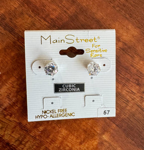 Silver Stud Earrings