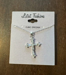 Silver Cross Necklace