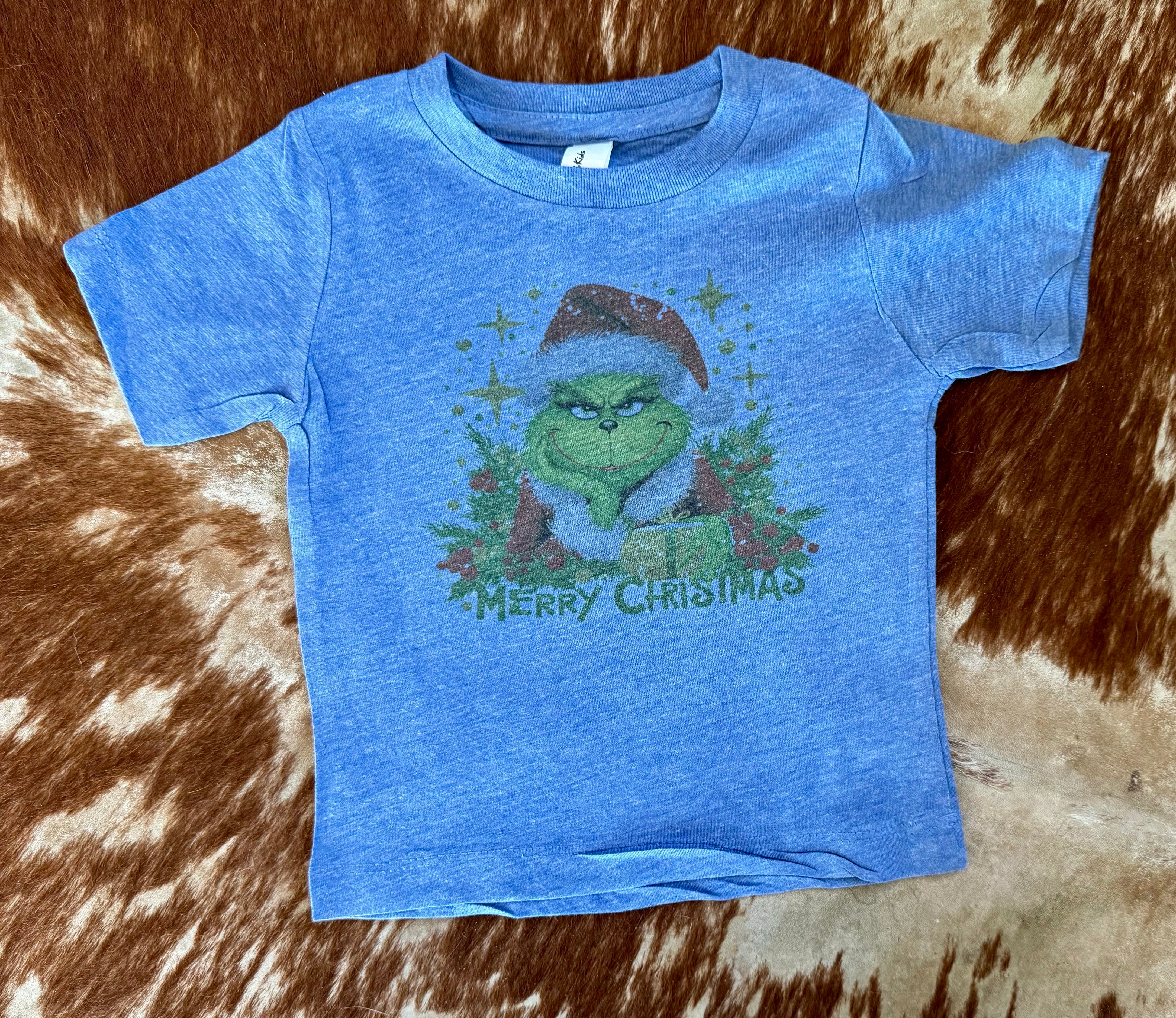 Merry Christmas Grinch Kids Graphic Tee