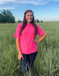 Rose Pink Daisy Flower Top