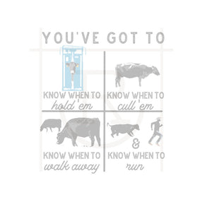 You've got to know when to...Adult & Youth Preorder