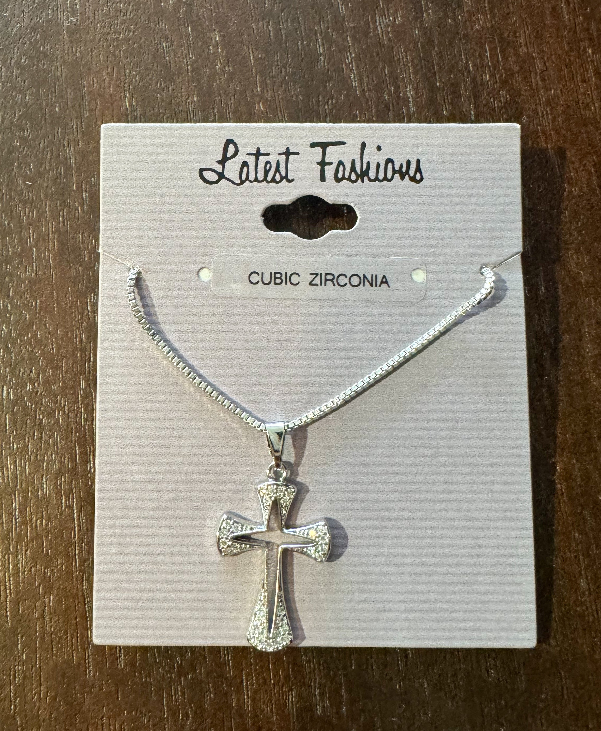 Silver Cross Necklace