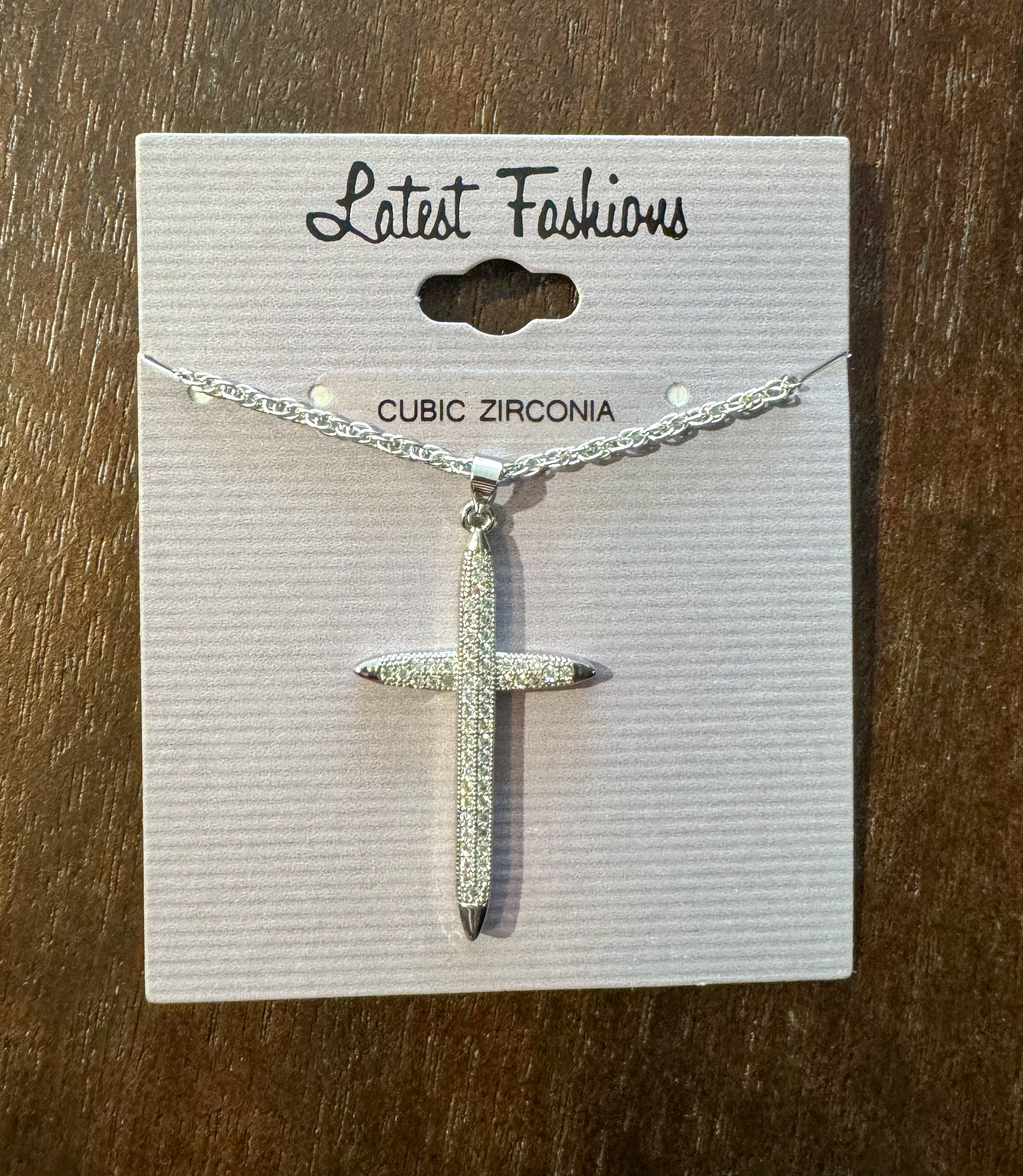 Silver Cross Necklace