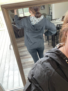 Black Cheetah Windbreaker