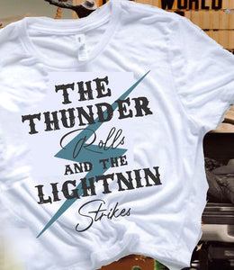 The thunder rolls graphic tee